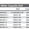 blue&white trapaulin roll